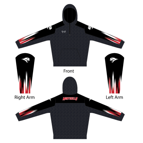 Monticello Custom Quarter Zip Hoodie