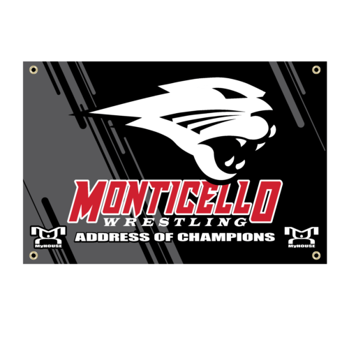 Monticello Custom Team Banner