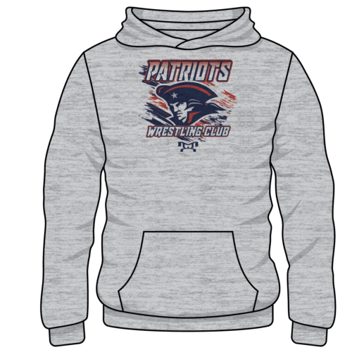 PWC Custom Sublimated Decal Grey Hoodie