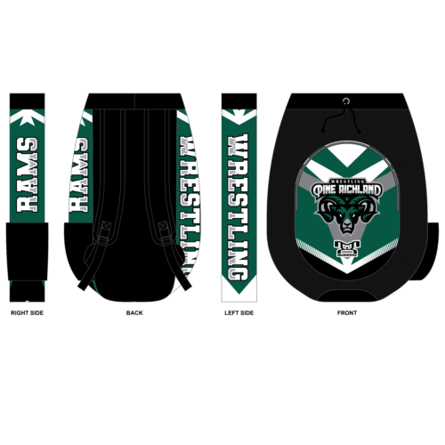 Pine Richland Wrestling Custom MyHOUSE Gear Bag
