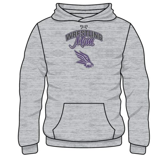 Northern Guilford Custom Sublimated Mom Decal Grey Hoodie