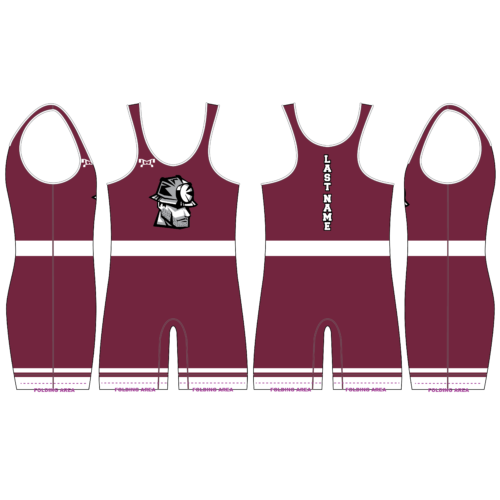 High School Bangor Men's WHITE Singlet 2023