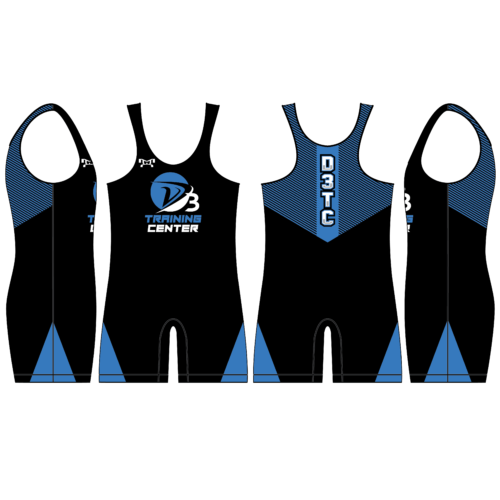 D3 Training Center Black Custom Singlet 2023