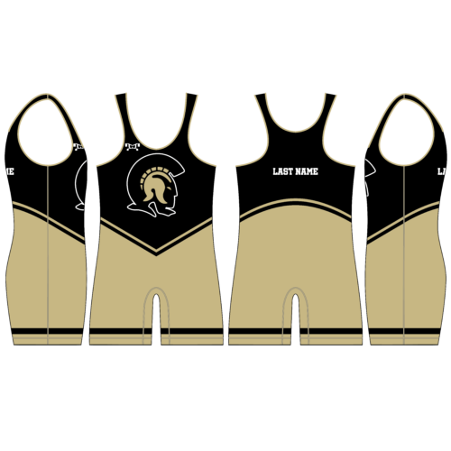 Trojan Express Wrestling Club AWAY Custom Singlet