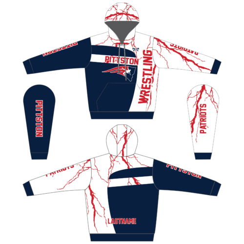 Pittston Area Elementary Sublimated  Hoodie LIGHTENING