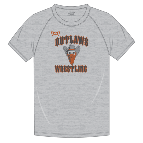 Outlaws Wrestling Custom Sublimated Decal T Shirt