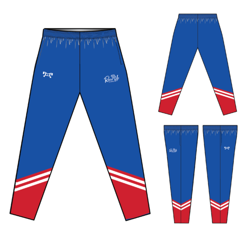 RAISE UP WRESTLING Sublimated Tapered Pants W/ Zipper