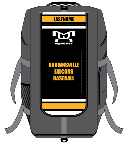 BASEBALL - Brownsville Area Custom Hybrid Gear Bag (PLEASE ALLOW 6-8 WEEKS***)