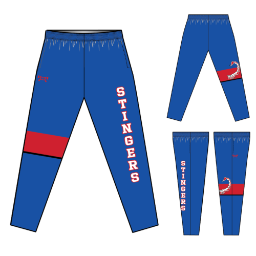 Scorpion Wrestling Club Sublimated Tapered Pants W/ Zipper