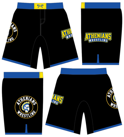 ATHENIANS WRESTLING CLUB  Custom Fight Shorts