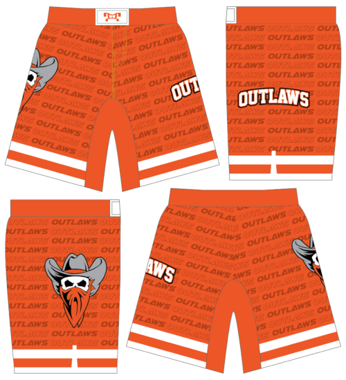 Outlaws Wrestling Custom Fight Shorts