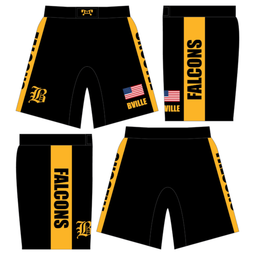 WRESTLING - Brownsville Area Custom Micropeach Fight Shorts