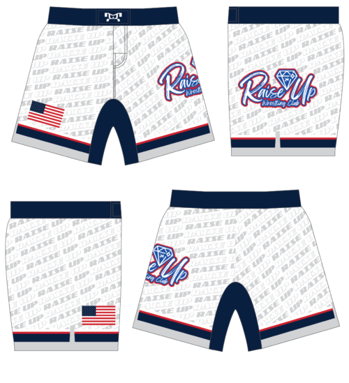 RAISE UP WRESTLING Custom 6" Fight Shorts