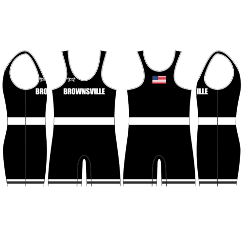 WRESTLING - Brownsville Area black Men's Singlet