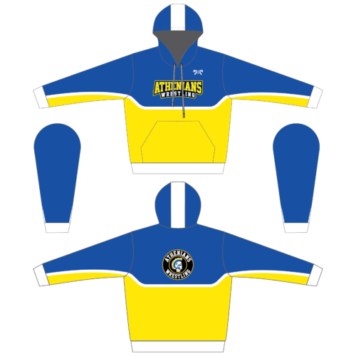 ATHENIANS WRESTLING CLUB  Sublimated  Hoodie