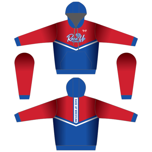 RAISE UP WRESTLING Custom Sublimated Hoodie