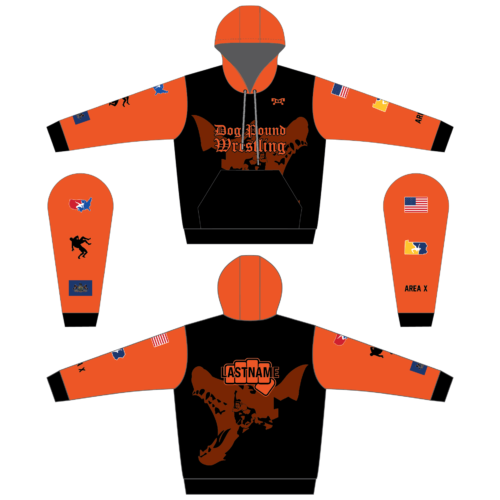 DOG POUND WRESTLING Sublimated  Hoodie