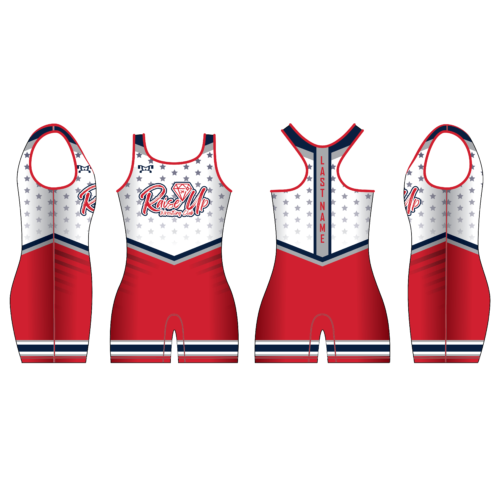 RAISE UP WRESTLING Custom RED Women's Singlet
