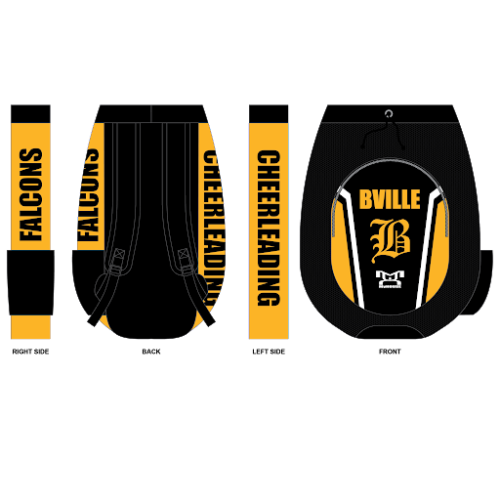 CHEERLEADING - Brownsville Area Custom Gear Bag