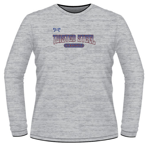 cornhole- Twisted Steel Custom Sublimated Decal Long Sleeve