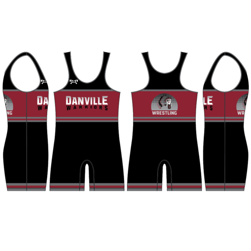 Danville Warriors With Black Men's Singlet