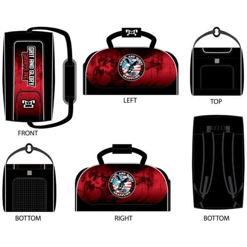 Grit and Glory Grappling Custom Conversion Duffel Bag