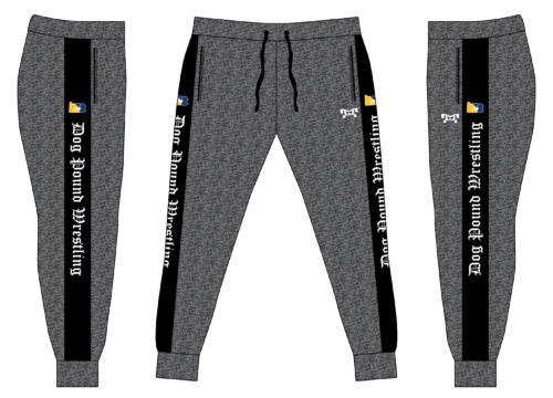 Dog Pound Wrestling Custom  Joggers (Heathered fabric may vary in color & texture)