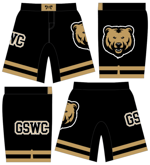 Golden State Wrestling Club Custom Fight Shorts