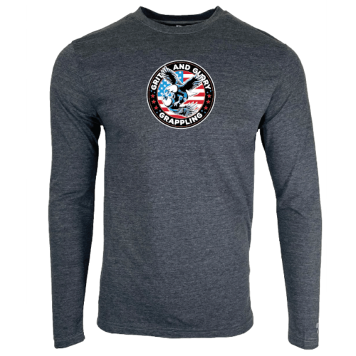 Grit and Glory Grappling Custom Heat Press Long Sleeve