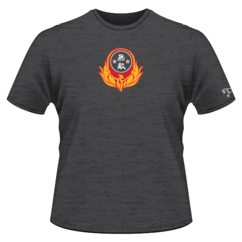Phoenix Martial Arts Custom Grey Heatpress T-Shirt