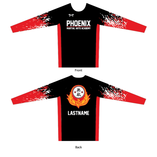 Phoenix Martial Arts Long Sleeve Compression Shirt