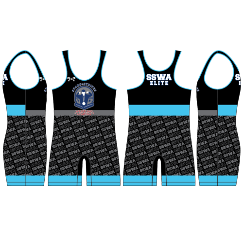 Stars and Stripes Wrestling Academy Club Blue Freestyle 2024 Singlet