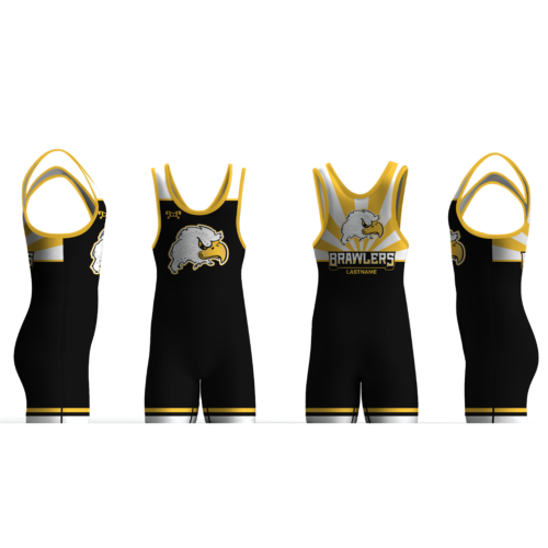 Bordertown Brawlers  Men's Burst Singlet 2025