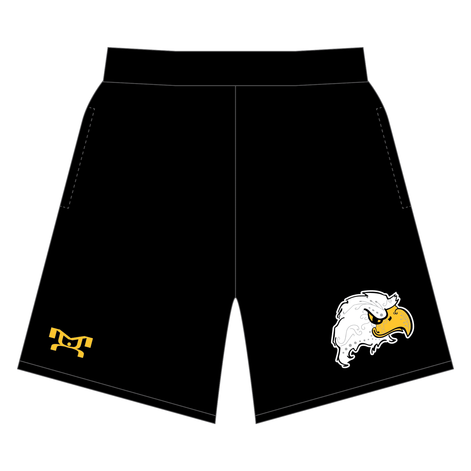 Bordertown Brawlers Custom Mesh Shorts 2024 MyHOUSE Sports Gear