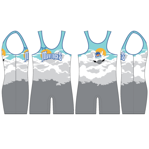 Mavericks Wrestling Custom Singlet