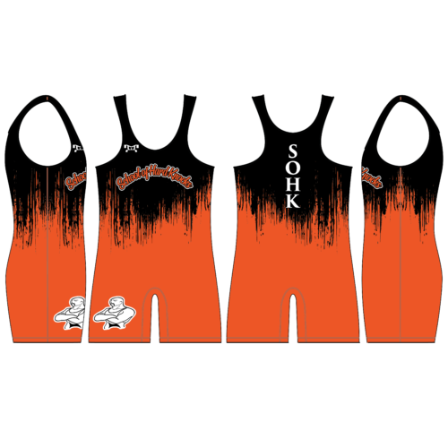 School of Hard Knocks 2024 Men's Distressed Orange Singlet