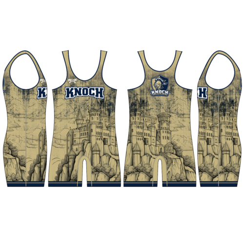 KNOCH WRESTLING Men's GOLD Singlet 2024