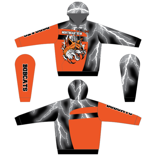 Northeastern Bobcats Sublimated Lightening Hoodie 2024