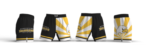 Bordertown Brawlers Women's Custom Micro Stretch Fight Shorts 2025