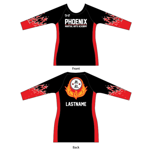 Phoenix Martial Arts Custom Women's Compression Long Sleeve Shirt