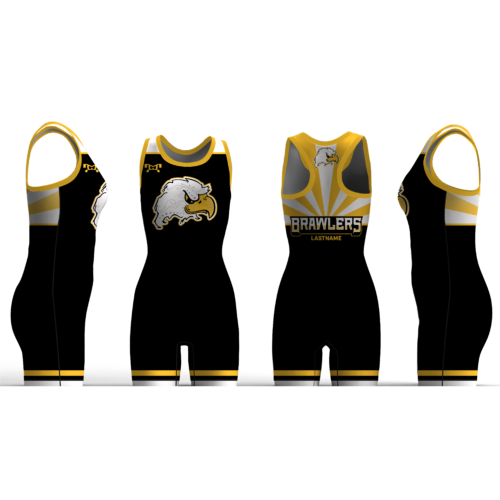 Bordertown Brawlers Womens Burst Singlet 2025
