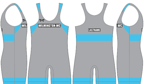 Wilmington Wrestling Club  BLUE Singlet 2024