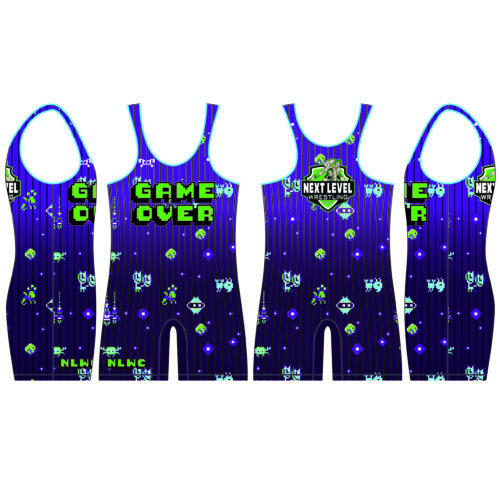 Next Level Game Over Purple Custom Singlet 2024