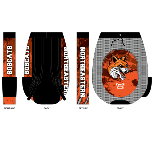 Northeastern Bobcats Sublimated Gear Bag 2024