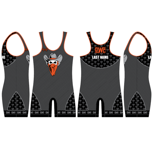 Outlaws Wrestling Black Logo Singlet