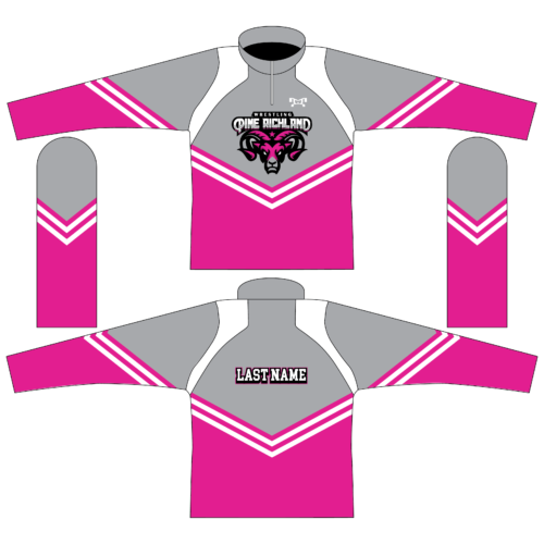 Pine Richland Pink Quarter Zip