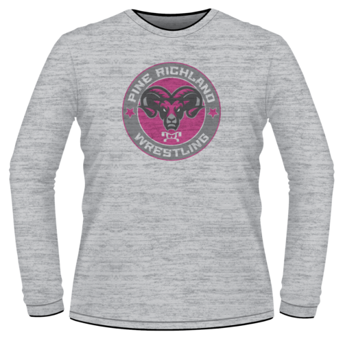 Pine Richland Custom Sublimated Pink Decal Long Sleeve