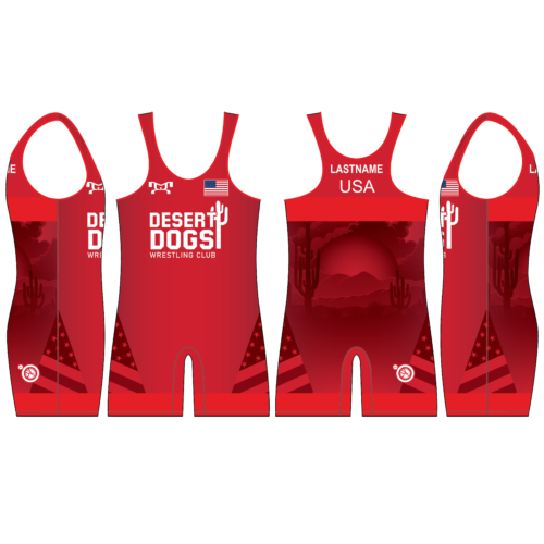 Desert Dog Red Singlet 2024