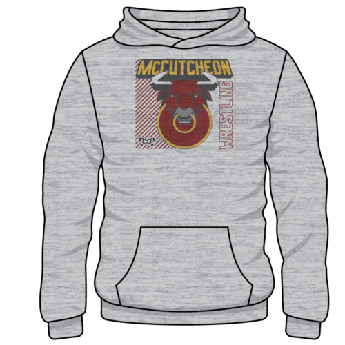 McCutcheon Custom Sublimated Decal Grey Hoodie