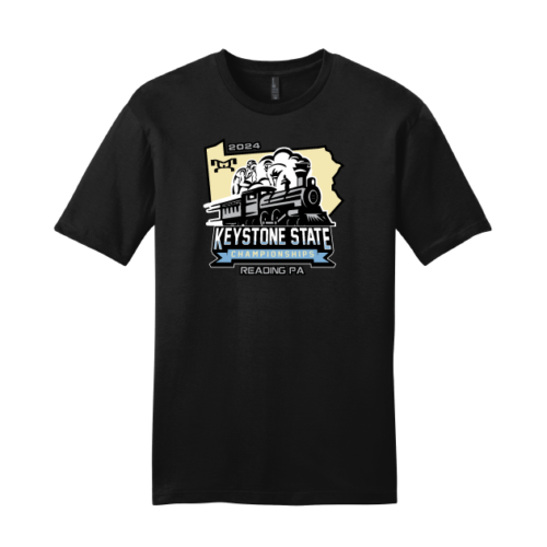 KEYSTONE STATE CHAMPIONSHIP 2024 Black TRAIN Custom Heatpress T shirt